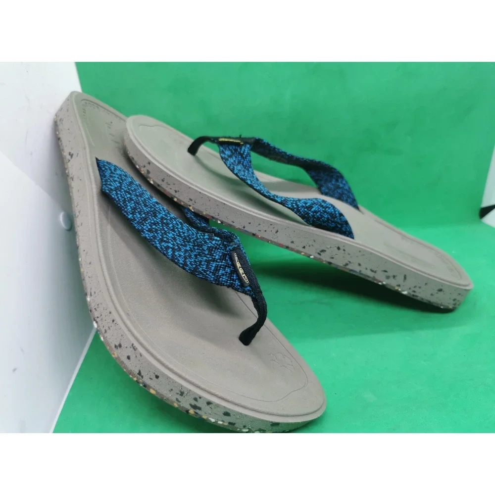 KEEN Harvest Flip Flops Men's Size 12 Sandals Repurposed Sole Slip On